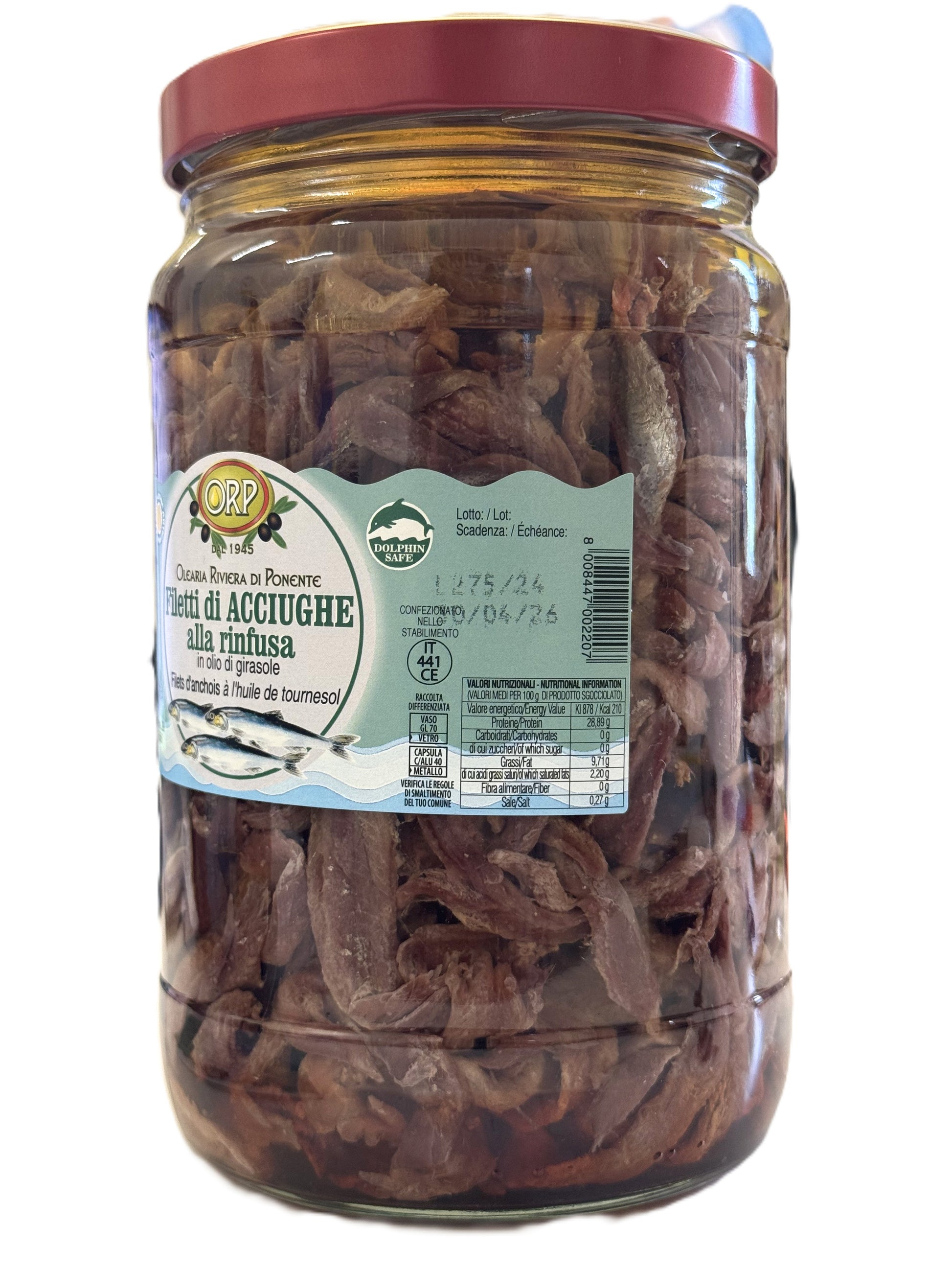 Filetti di acciughe alla rinfusa