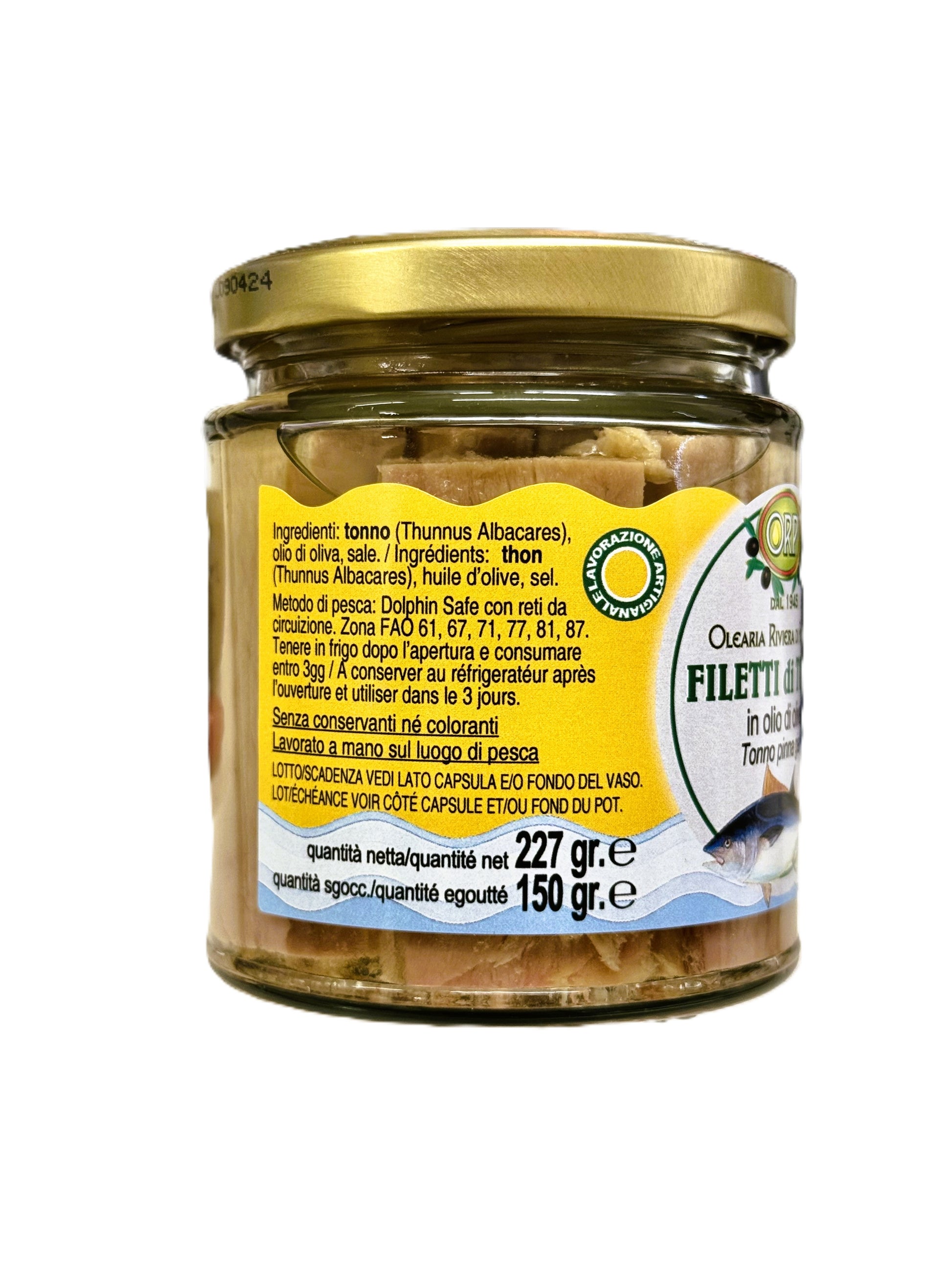 Filetti di tonno in olio d'oliva