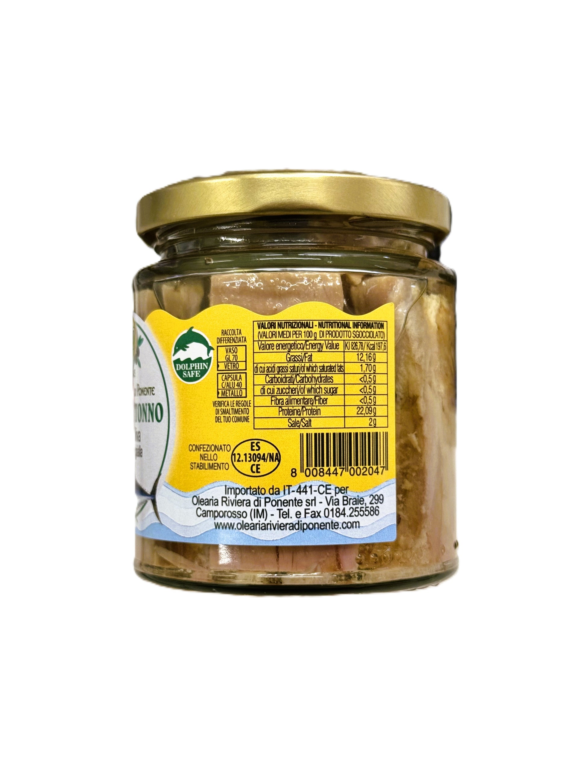 Filetti di tonno in olio d'oliva