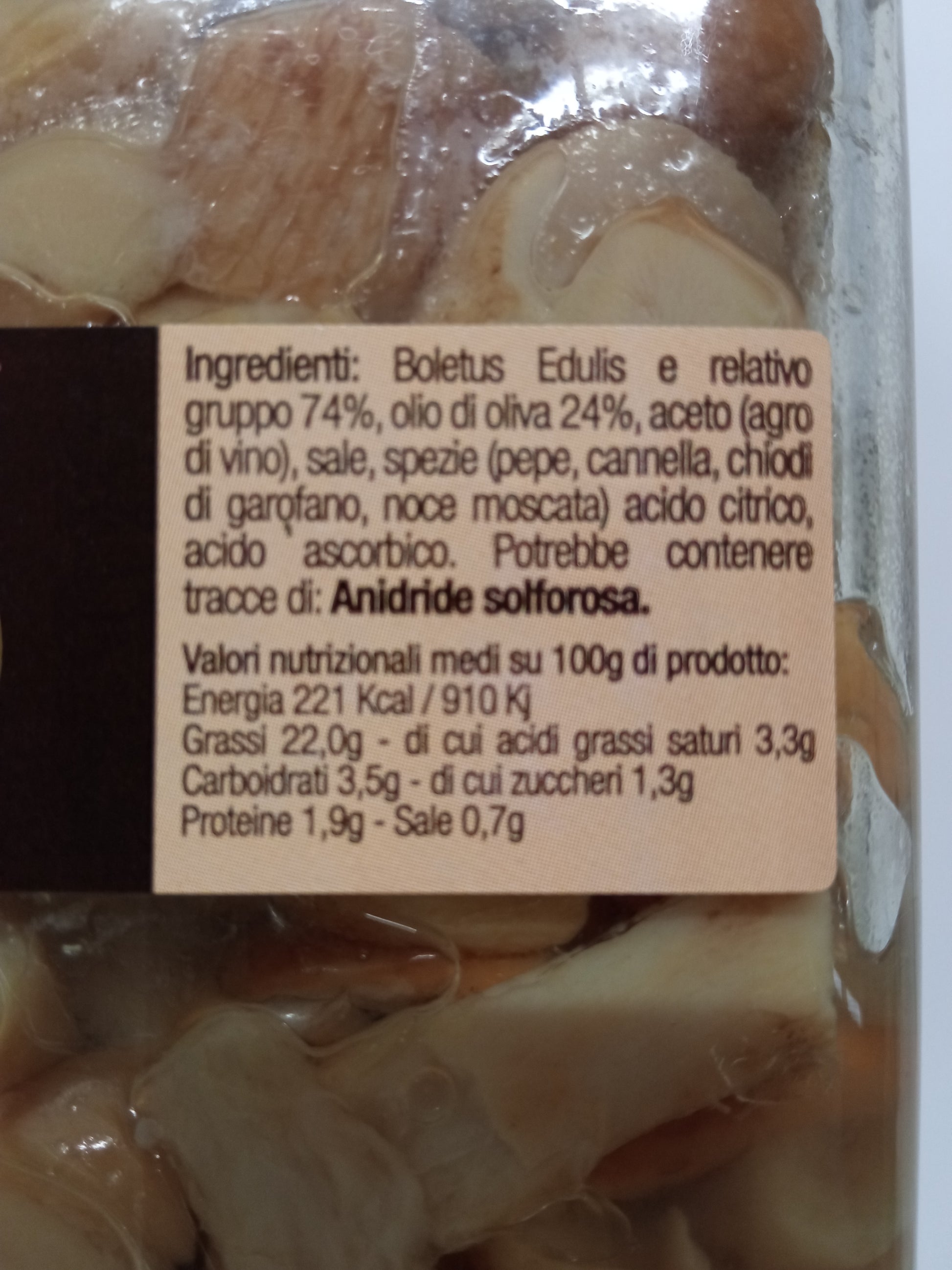 Funghi Porcini sott’olio