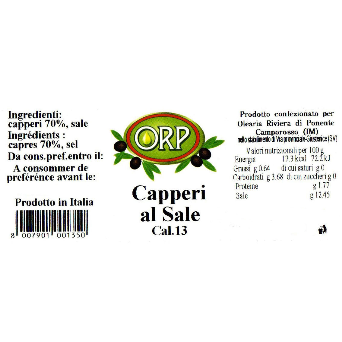 Capperi sotto sale