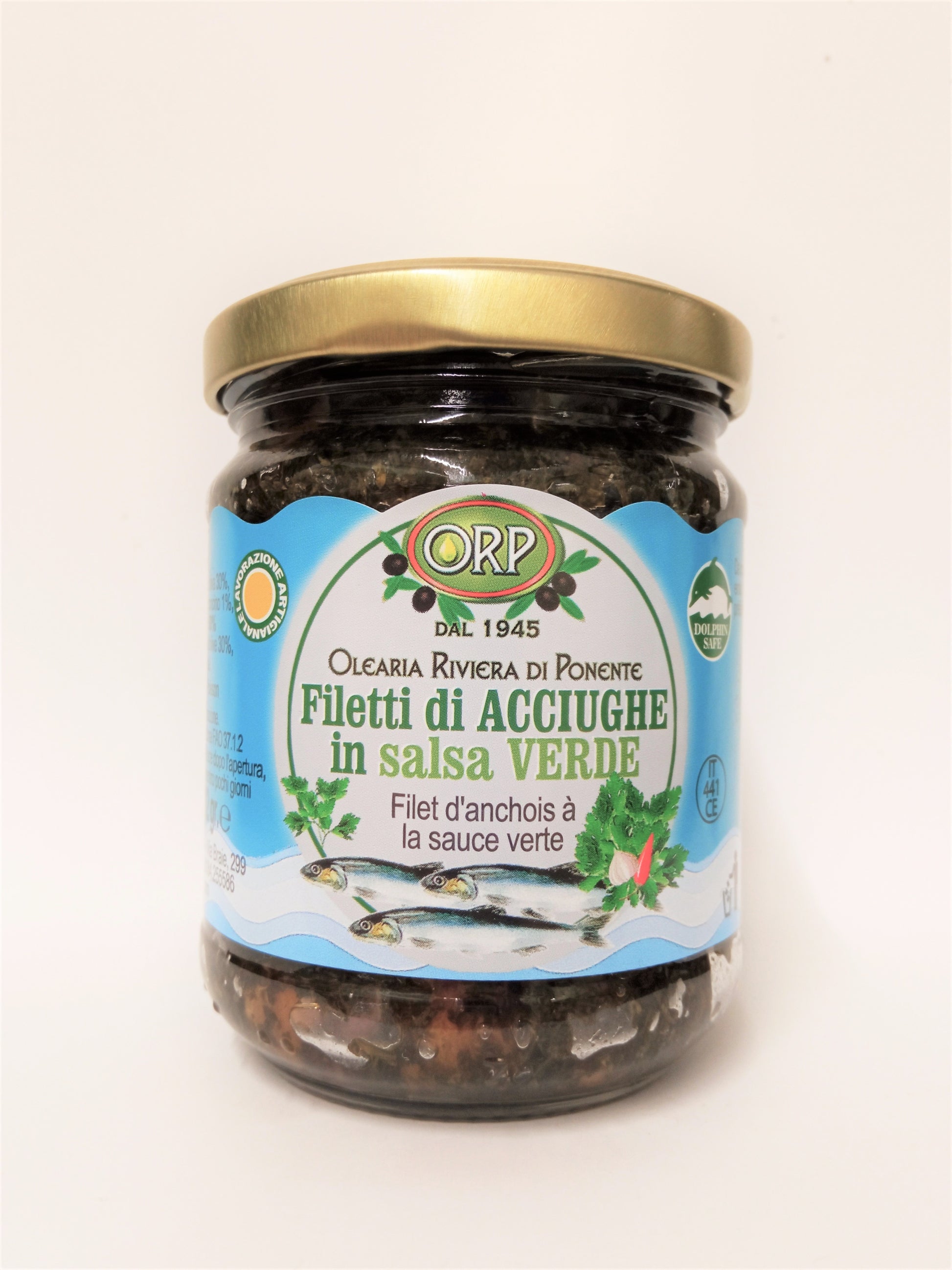 Filetti di acciughe al Tartufo/Peperoncino/Salsa verde