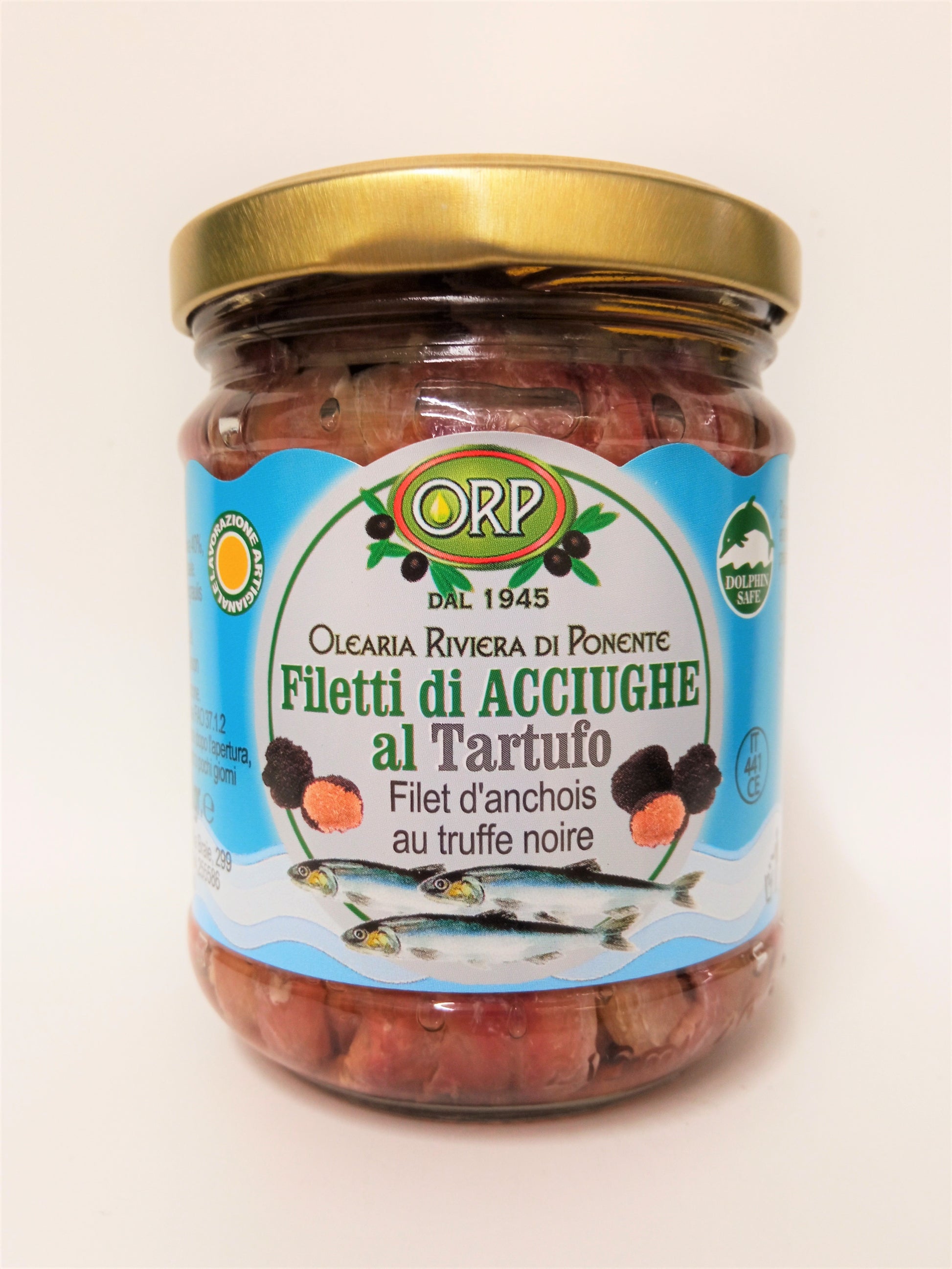Filetti di acciughe al Tartufo/Peperoncino/Salsa verde