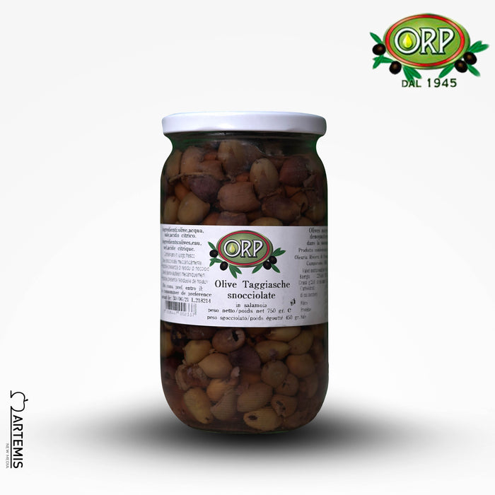 Olive Taggiasche snocciolate in olio extra vergine - Vaso