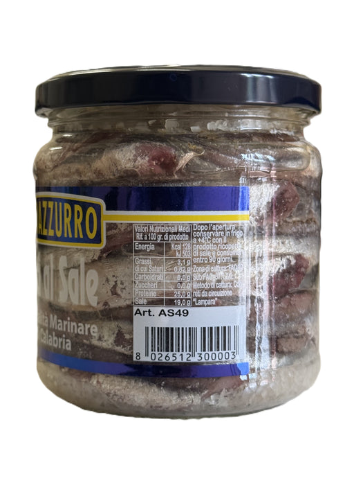 Salted anchovies 