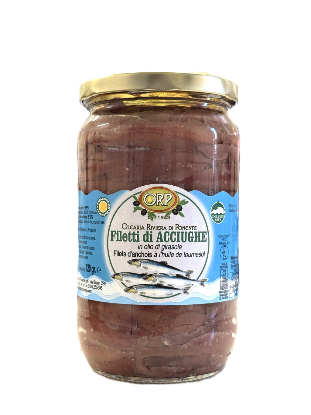 Filets d'anchois - 212 gr / 720 gr.