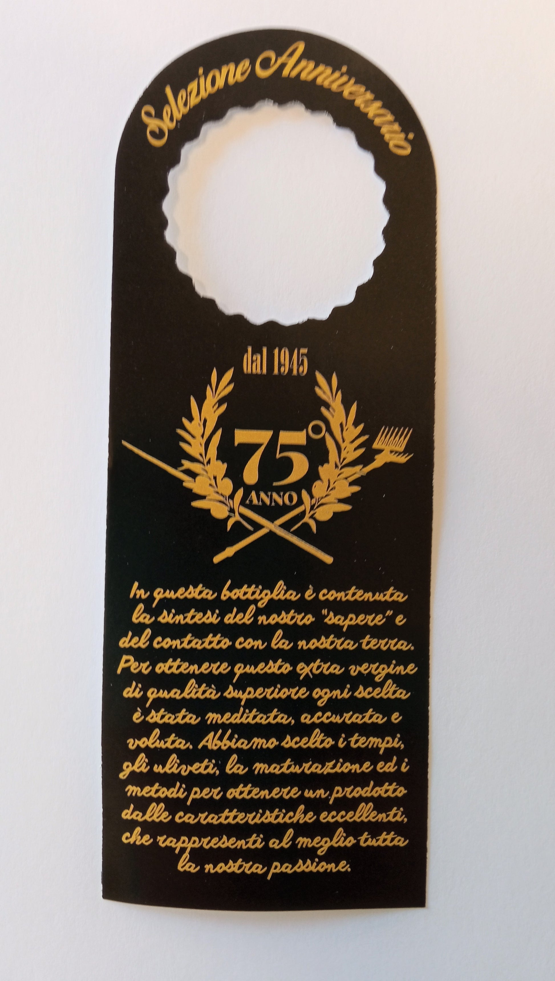 Olio Extravergine di Oliva Monocultivar Taggiasca - ANNIVERSARIO