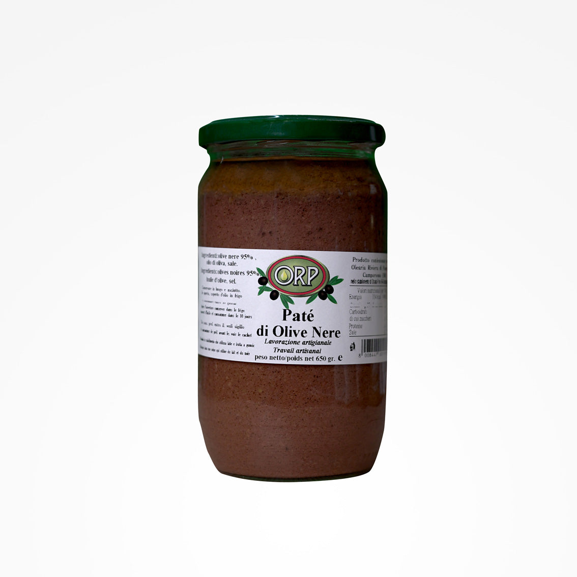 Pâté aux olives noires - 185gr / 650gr
