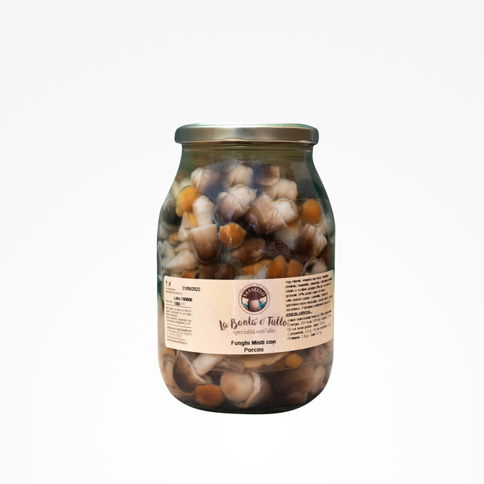 Mixed mushrooms in olive oil - 280gr / 1kg / 1,5Kg