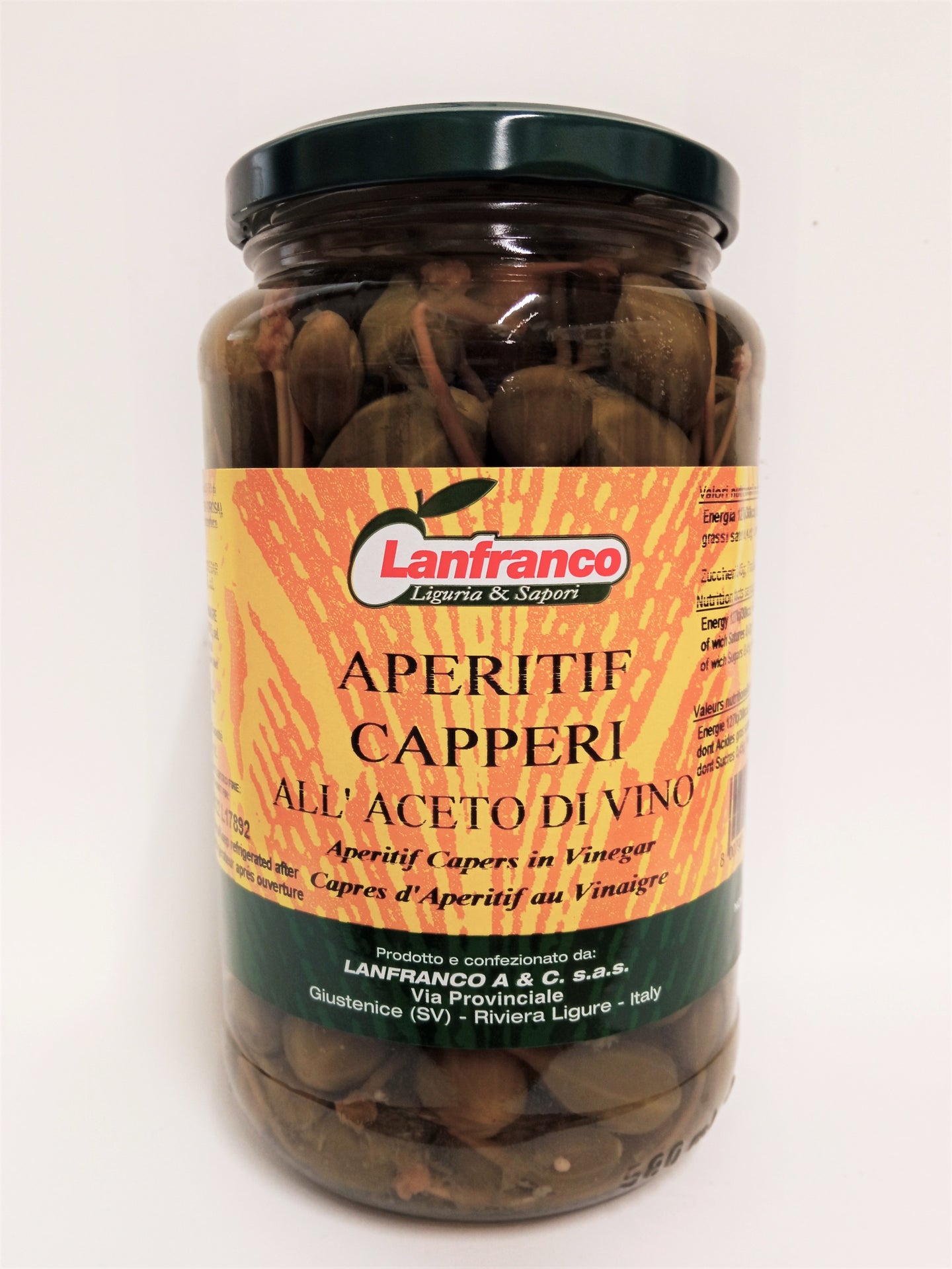 Capers for aperitif - 290gr / 580gr