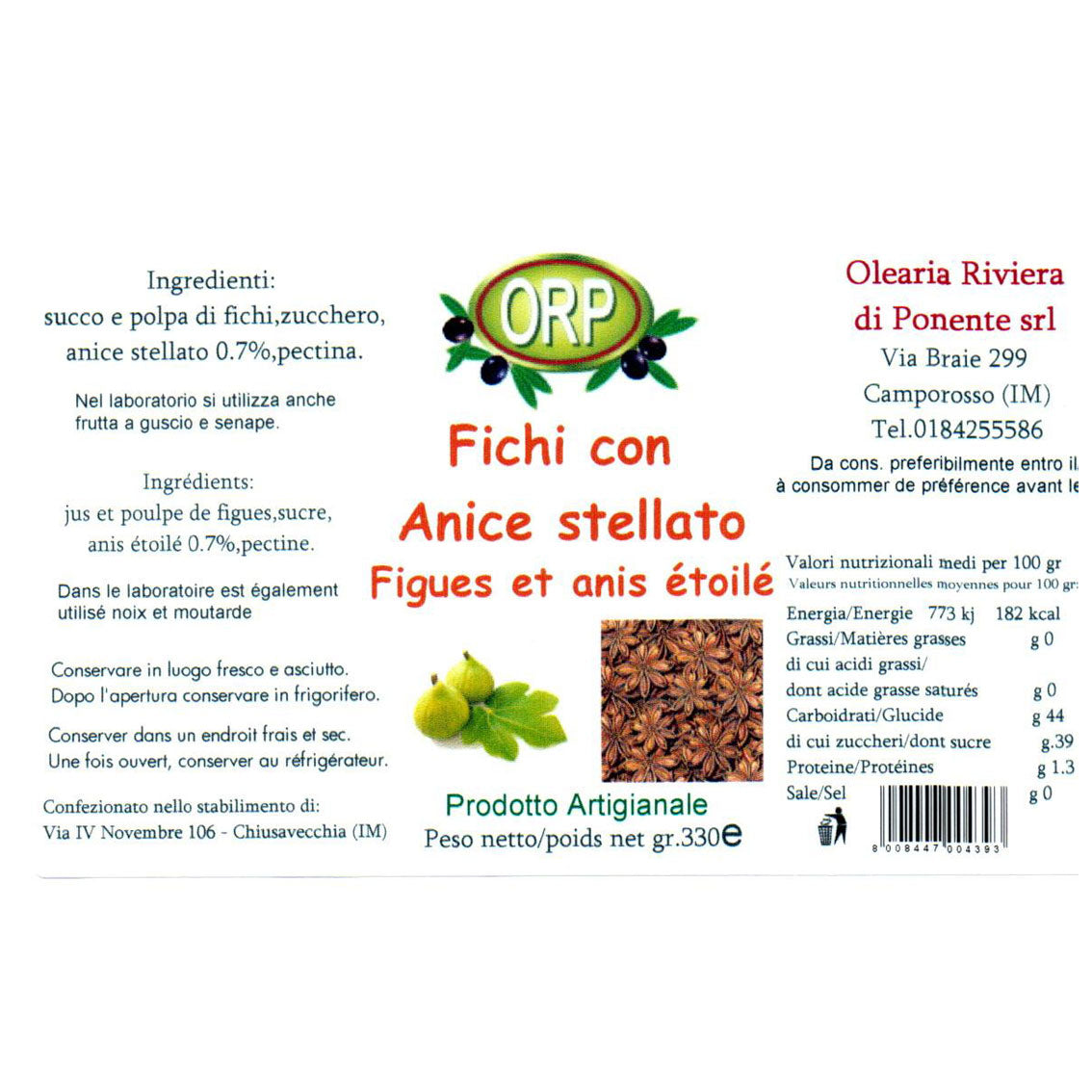 Confitures et marmelades - 346 gr.