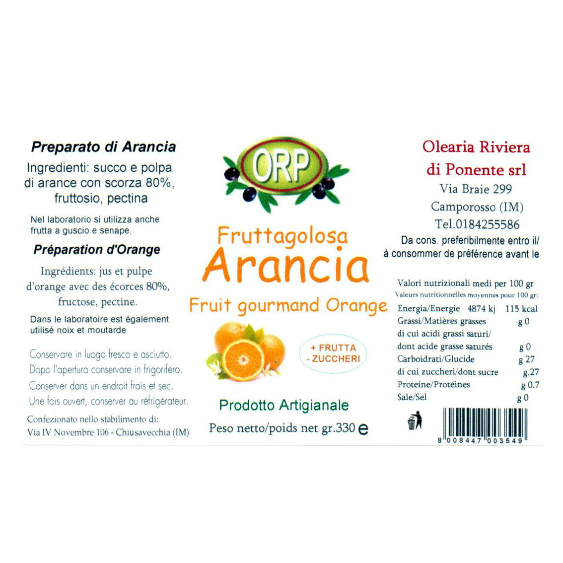 Fruit gourmand - 330 gr.