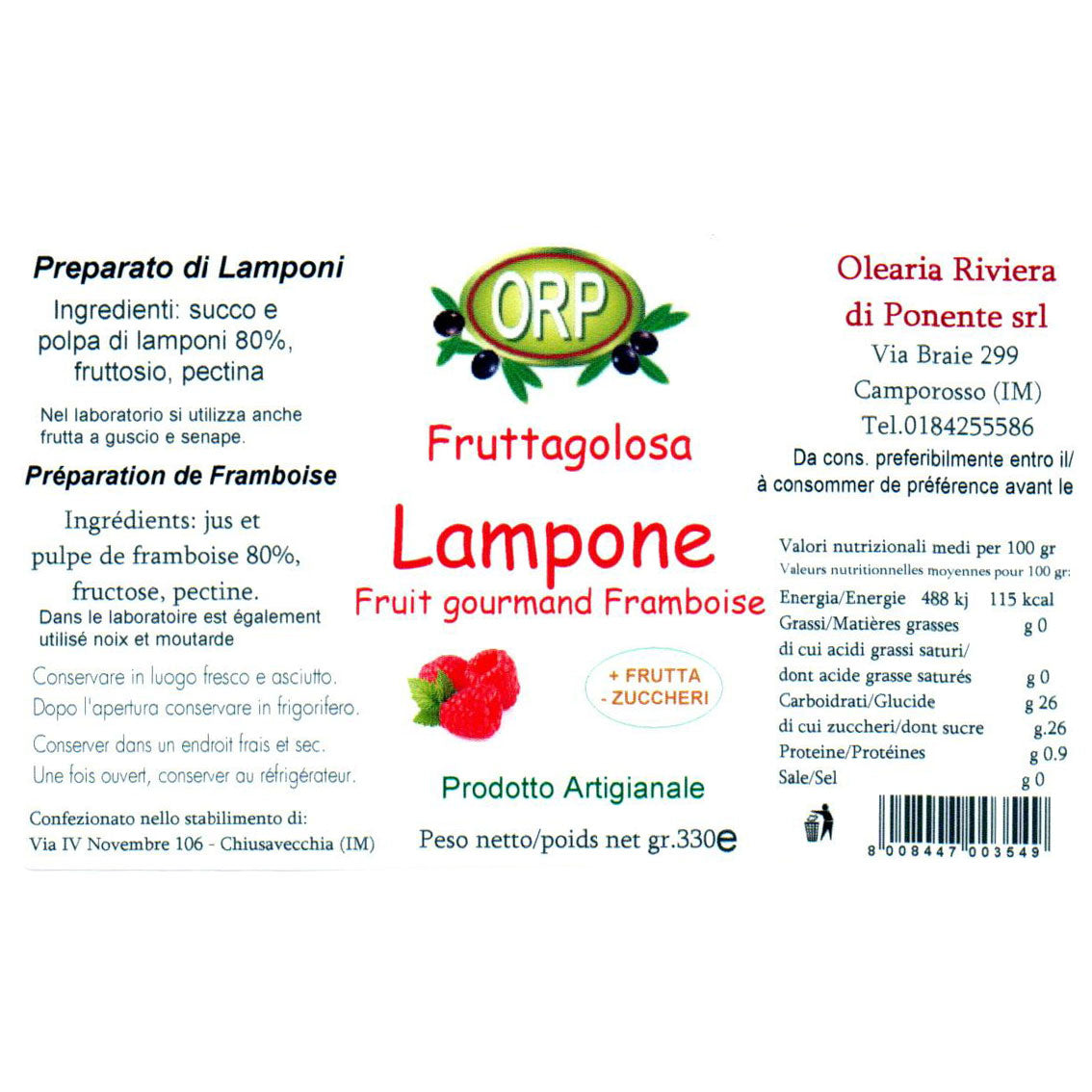 Fruit gourmand - 330 gr.