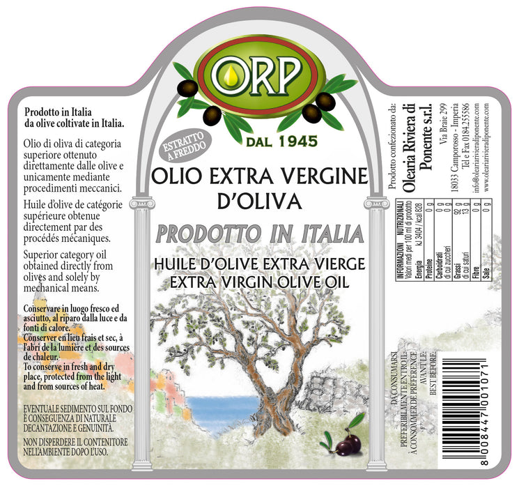 Olio Extravergine di Oliva N - Sapore Dolce