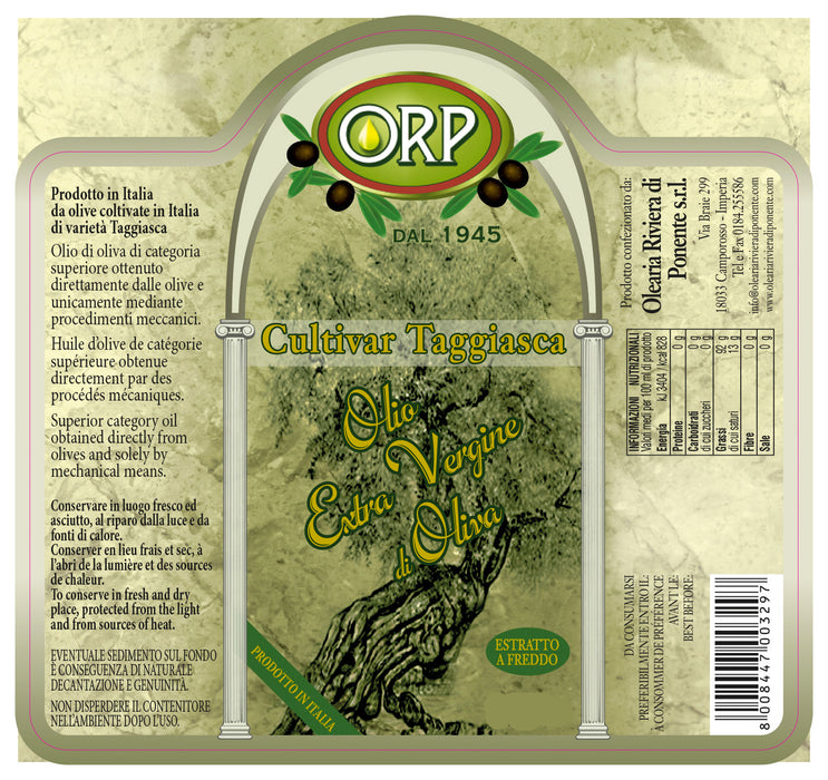 Olio Extravergine di Oliva Monocultivar Taggiasca