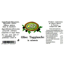 Load image into Gallery viewer, Taggiasca Olives In Brine - Bag Of 250 / 450g
