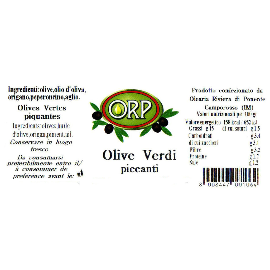 Olive Verdi Piccanti - Sacco