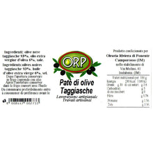 Load image into Gallery viewer, Taggiasca olive paté - 180gr / 650gr / 1kg
