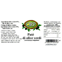 Carica l&#39;immagine nel visualizzatore di Gallery, Paté di olive Verdi -  185gr/520gr.
