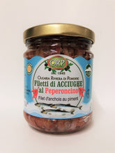 Load image into Gallery viewer, Anchovy fillets - 210 gr. with Truffle / Chilli / Green Sauce
